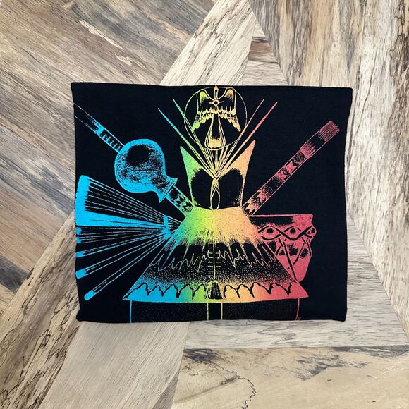 VTG Hanes 50/50 Single Stitch XL Navajo Dineh Thom Wheeler 1992 Graphic Art Tee - Picture 14 of 14